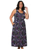 Effie Banded Waist Midi Dress - thumbnail