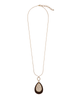 Sabine Wood Pendant Necklace - thumbnail