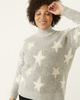 Florentine Star-Print Mockneck Sweater - thumbnail