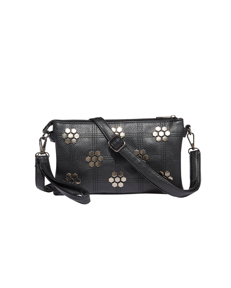 Bengal Clutch | Black / Silver