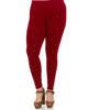 Star Studded Ponte Leggings Wine - thumbnail