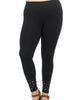 Premium Leggings w/ Pearls in Black - thumbnail