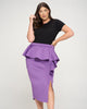 Bella Neoprene Midi Skirt - thumbnail