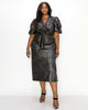 Cheetah Wrap Top and Skirt Set - thumbnail
