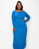 Jessica Ruched Maxi Dress - thumbnail