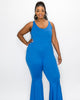 Josie Flared Leg Jumpsuit - thumbnail