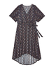 Beverly Hills High-Low Wrap Dress - thumbnail