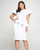 Calista Peplum Dress - thumbnail