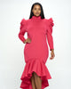 Pagoda Shoulder Mermaid Dress - thumbnail