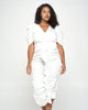 Vanessa Ruched Midi Dress - thumbnail