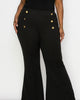 Ruth High Waisted Flare Pants - thumbnail