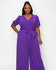 Iris Wrap Pocket Jumpsuit - thumbnail