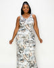 Marbled Signature Tank Maxi Dress - thumbnail