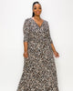 Symone Cheetah Print Wrap Dress - thumbnail