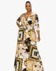 Sachi Status Print Wrap Dress - thumbnail