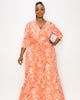 Hayden Marble Wrap Dress - thumbnail