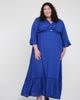 Nicole Tie Front Maxi Dress - thumbnail