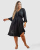 Arielle Tie Front Midi Dress - thumbnail