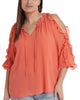 Kendall Cold Shoulder Blouse - thumbnail