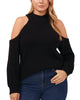 Anna Cold Shoulder Sweater - thumbnail