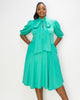 Casey Scuba Flare Dress - thumbnail