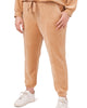 Evelyn Velour Drawstring Joggers - thumbnail