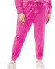 Evelyn Velour Drawstring Joggers - thumbnail