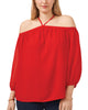 Clara Off The Shoulder Halter Top - thumbnail