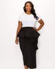 Bella Neoprene Midi Skirt - thumbnail