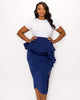 Bella Neoprene Midi Skirt - thumbnail
