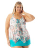 Kerry Mesh Layered Tankini Top - thumbnail