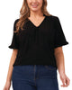 Willa Ruffled Knit Top - thumbnail