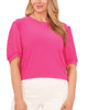 Sophia Puff Sleeve Knit Top - thumbnail