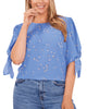 Laith Mini Floral Print Blouse - thumbnail