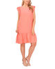 Penelope Flutter Sleeve Ruffle Dress - thumbnail