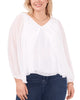 Ivy Bubble Sleeve Blouse - thumbnail