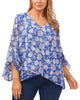 Valentine Flutter Sleeve Blouse - thumbnail