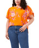 Emery Tulip Sleeve Blouse - thumbnail