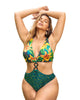Wild Summer One Piece Cutout Swimsuit - thumbnail