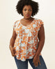 Marina Flutter Sleeve Top - thumbnail
