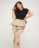 Bella Neoprene Midi Skirt - thumbnail