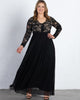 Jasmine Lace Evening Gown - thumbnail