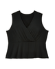 Audrey Pleated Peplum Top - thumbnail