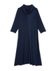 Davie Cowl Neck Swing Dress - thumbnail