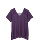 Evelyn Short Sleeve Neck Detail Tee - thumbnail