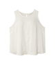 Clara Sleeveless Lace Trim Blouse - thumbnail