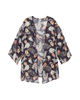 Julie Sheer Printed Kimono - thumbnail