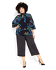 Midnight Pansy Top - thumbnail