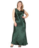 Marilyn Cowl Neck Satin Maxi Dress - thumbnail