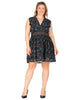 Colette Faux Wrap Mini Dress - thumbnail